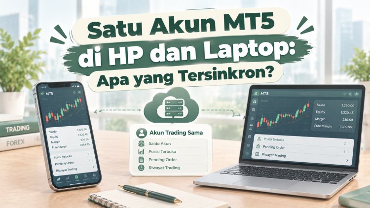 Satu Akun MT5 di HP dan Laptop: Apa yang Tersinkron?