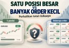 Satu Posisi Besar atau Banyak Order Kecil: Mana Risikonya?