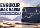 Mengukur Jarak Harga dengan Crosshair MT5