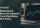 Resistance Become Support: Cara Membaca dan Entry