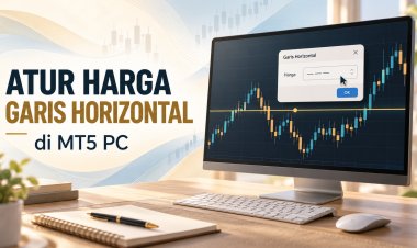 Cara Mengatur Harga Garis Horizontal di MT5 PC