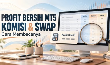Cara Membaca Profit Bersih, Komisi, dan Swap di MT5