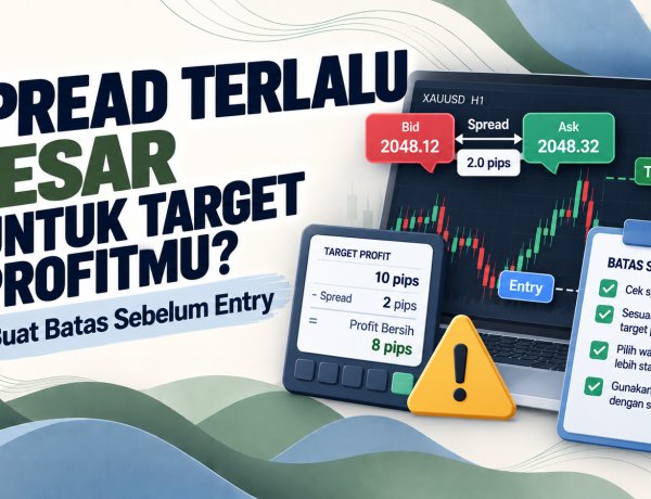 Spread Terlalu Besar untuk Target Profitmu? Buat Batas Sebelum Entry
