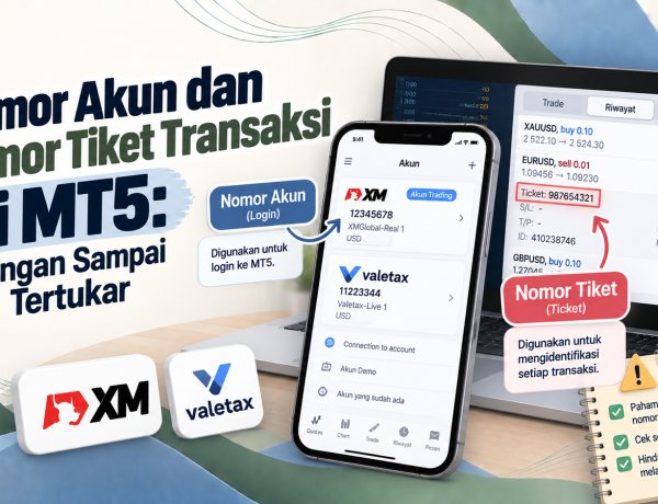Nomor Akun dan Nomor Tiket Transaksi di MT5: Jangan Sampai Tertukar