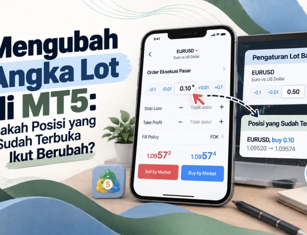 Mengubah Angka Lot di MT5: Apakah Posisi yang Sudah Terbuka Ikut Berubah?