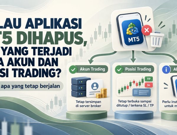 Kalau Aplikasi MT5 Dihapus, Apa yang Terjadi pada Akun dan Posisi Trading?