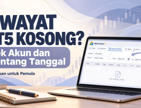 Riwayat MT5 Kosong? Cek Akun dan Rentang Tanggal