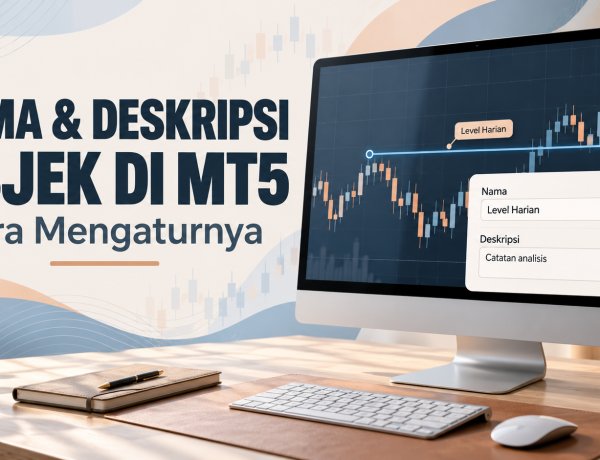 Cara Memberi Nama dan Deskripsi Objek di MT5