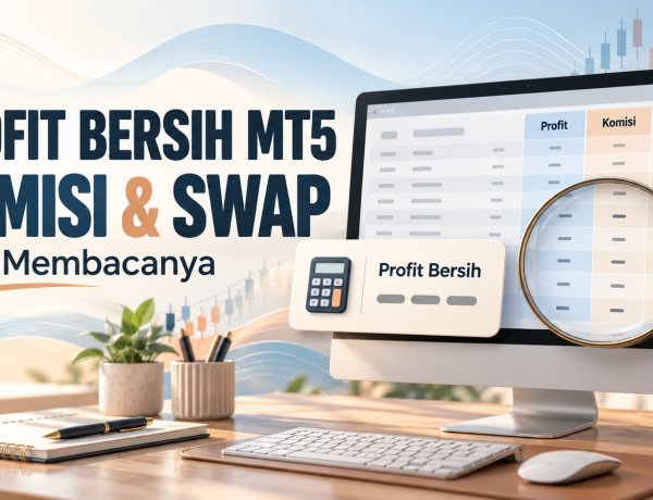 Cara Membaca Profit Bersih, Komisi, dan Swap di MT5