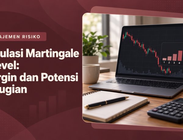 Simulasi Martingale 5 Level: Margin dan Potensi Kerugian