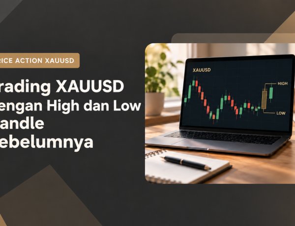 Trading XAUUSD dengan High dan Low Candle Sebelumnya