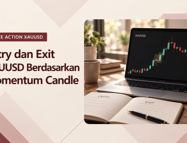 Entry dan Exit XAUUSD Berdasarkan Momentum Candle
