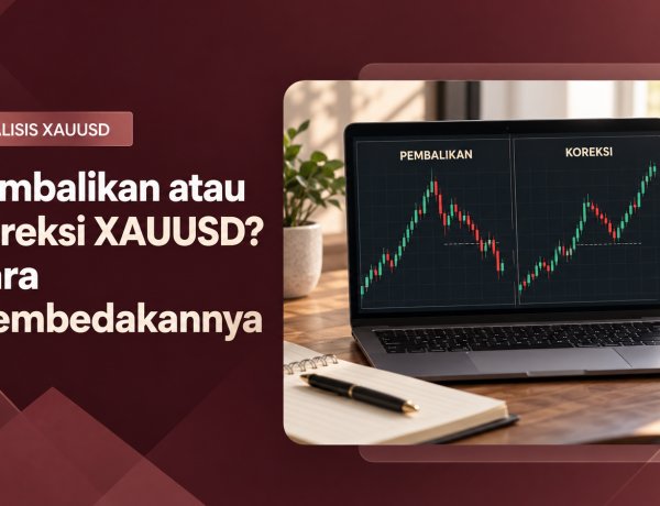 Pembalikan atau Koreksi XAUUSD? Cara Membedakannya