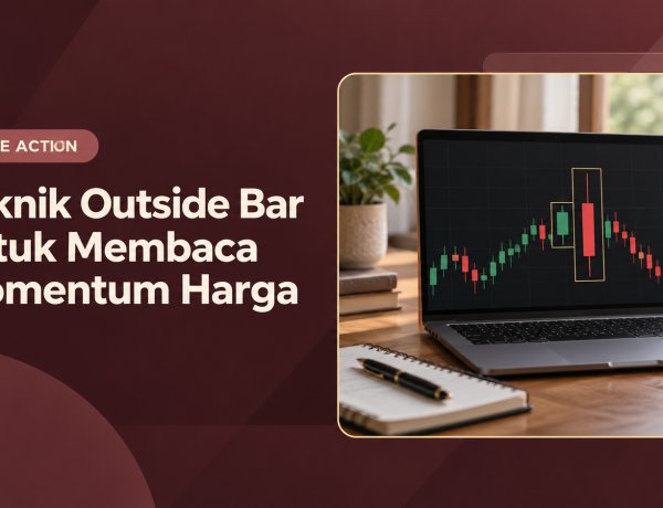 Teknik Outside Bar untuk Membaca Momentum Harga