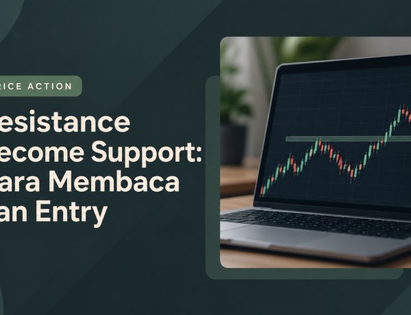 Resistance Become Support: Cara Membaca dan Entry