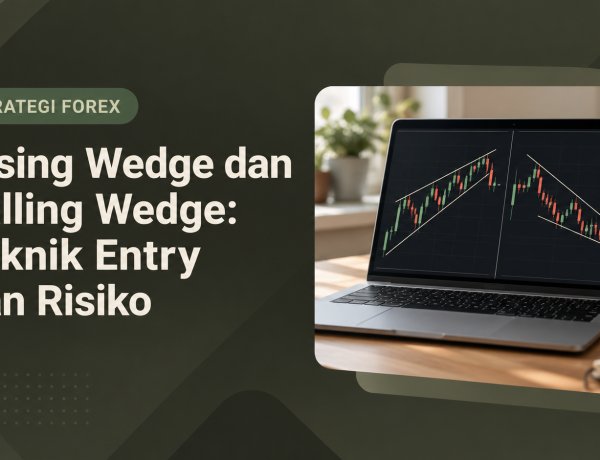 Rising Wedge dan Falling Wedge: Teknik Entry dan Risiko