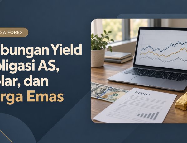 Hubungan Yield Obligasi AS, Dolar, dan Harga Emas