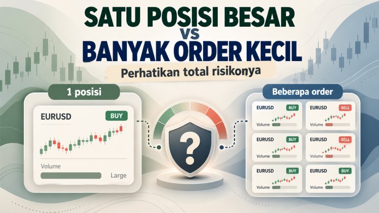 Satu Posisi Besar atau Banyak Order Kecil: Mana Risikonya?