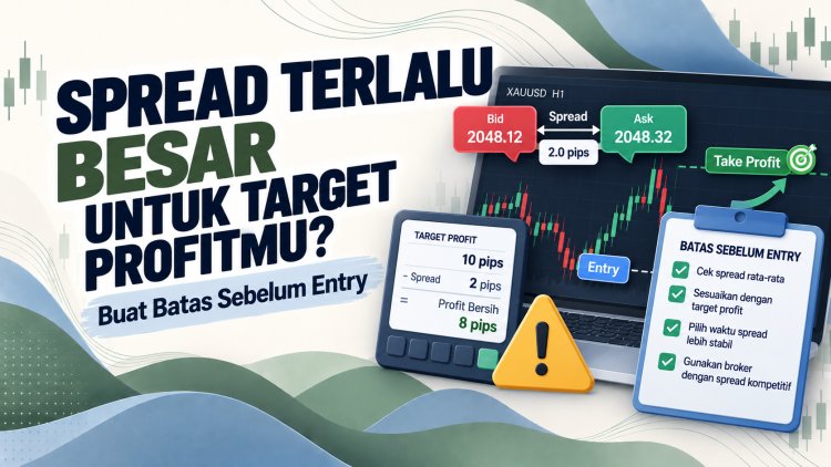 Spread Terlalu Besar untuk Target Profitmu? Buat Batas Sebelum Entry