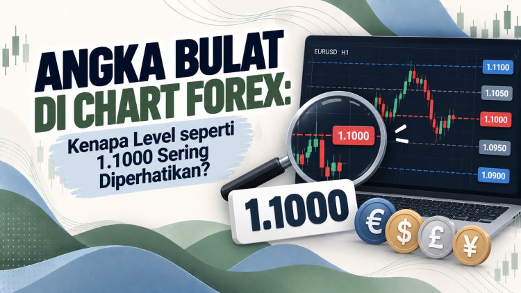 Angka Bulat di Chart Forex: Kenapa Level seperti 1.1000 Sering Diperhatikan?