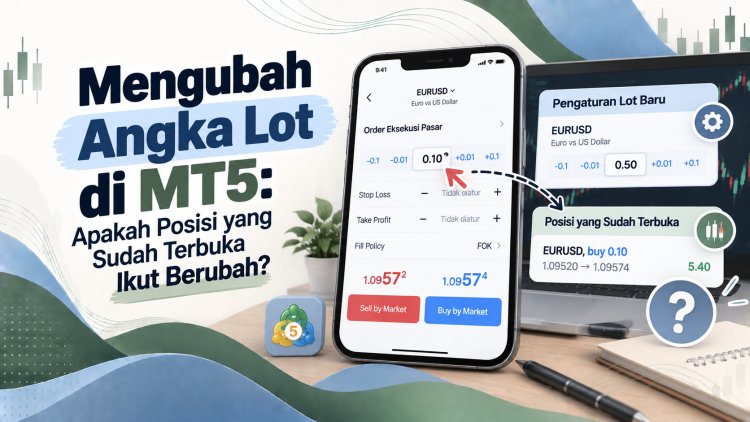 Mengubah Angka Lot di MT5: Apakah Posisi yang Sudah Terbuka Ikut Berubah?