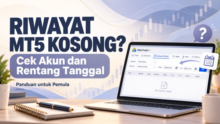 Riwayat MT5 Kosong? Cek Akun dan Rentang Tanggal