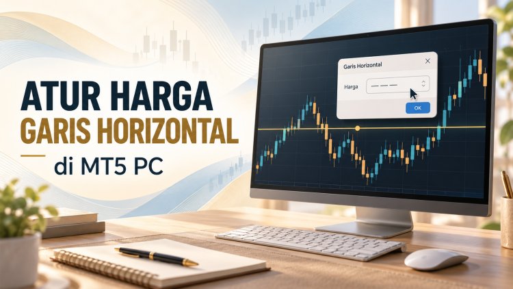 Cara Mengatur Harga Garis Horizontal di MT5 PC