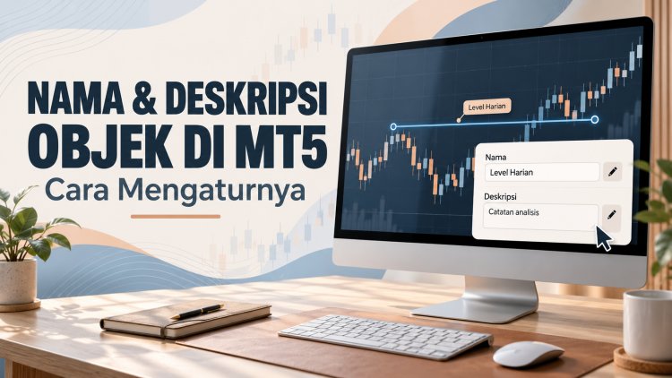 Cara Memberi Nama dan Deskripsi Objek di MT5