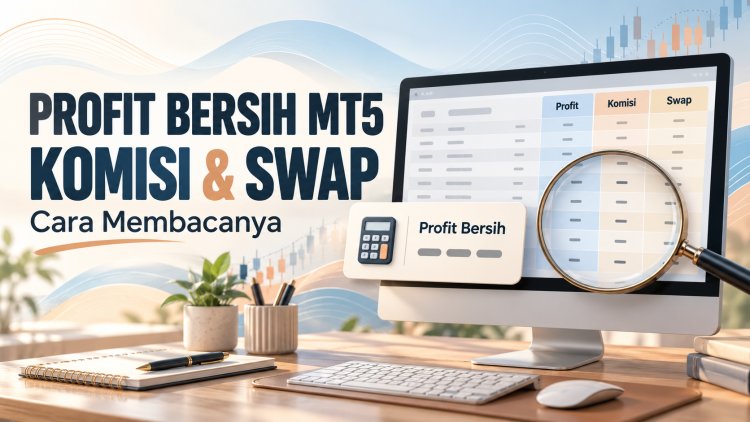 Cara Membaca Profit Bersih, Komisi, dan Swap di MT5